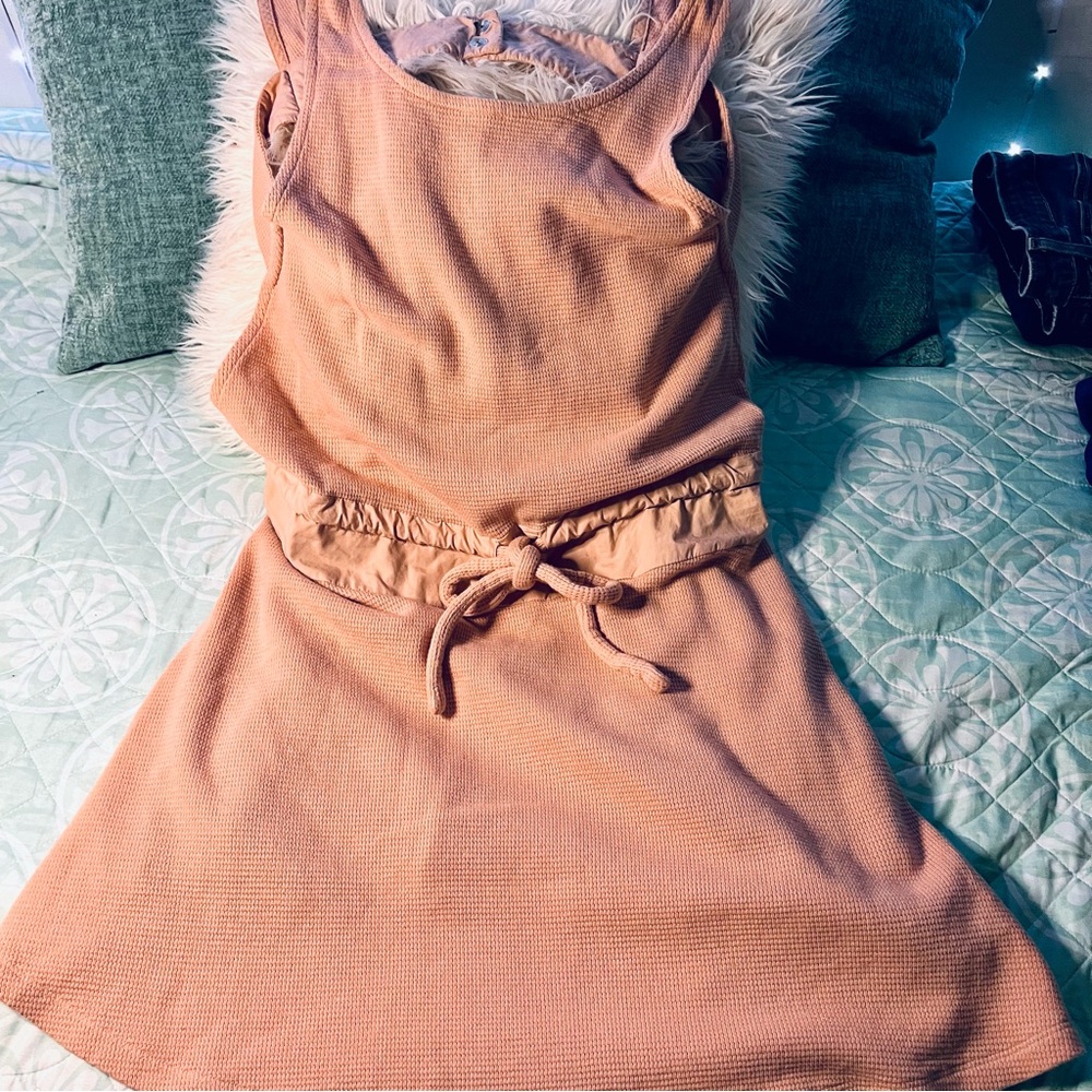 See By Chloe Backless Dusty Peach Tennis Dress